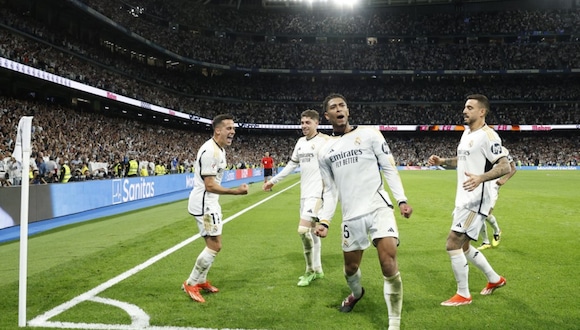 Real Madrid venció a Barcelona con gol de Jude Bellingham. (Foto: AFP)