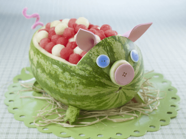 Creative Fruit Animal Art