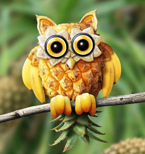 Creative Fruit Animal Art