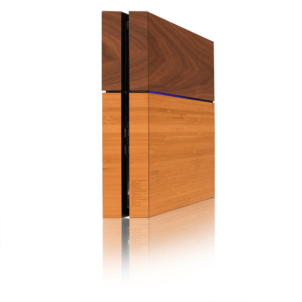 Wooden PlayStation 4 Cover