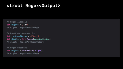 Meet Swift Regex