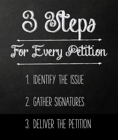 How to make a petition