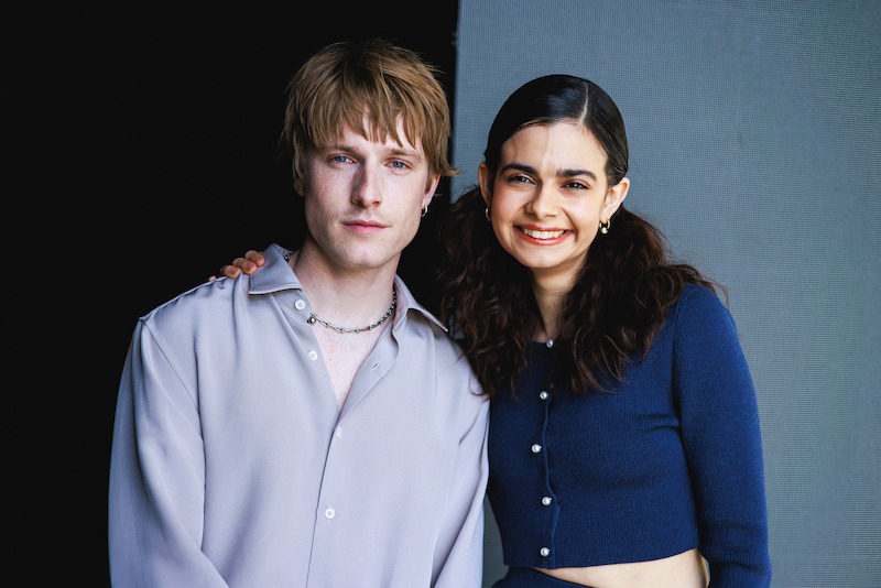 Louis Hofmann and Aria Mia Loberti