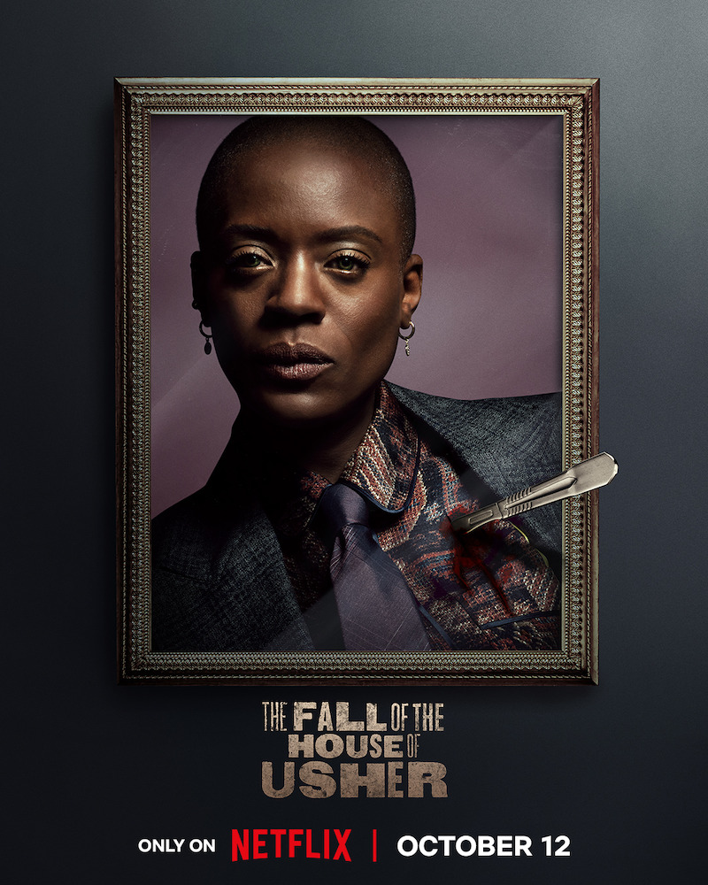 The Fall of the House of Usher Season 1 Character Poster.