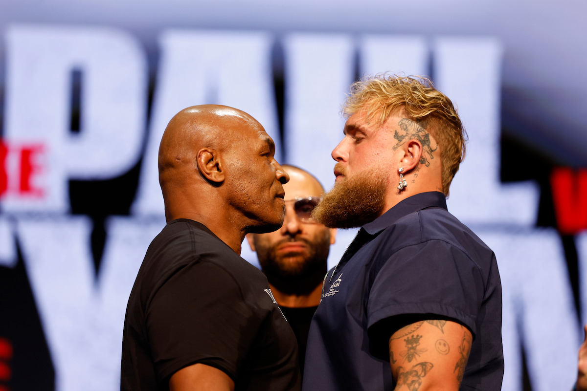 Mike Tyson and Jake Paul face off