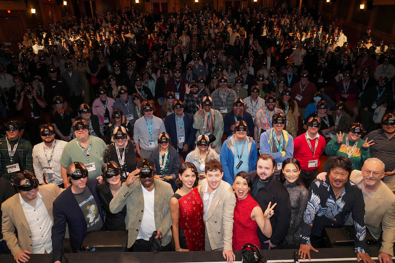 Alexander Woo, D. B. Weiss, Rosalind Chao, Jovan Adepo, Eiza González, Alex Sharp, Jess Hong, John Bradley, Zine Tseng, Benedict Wong, and Liam Cunningham attend the 3 Body Problem World Premiere at SXSW on March 08, 2024 in Austin, Texas.