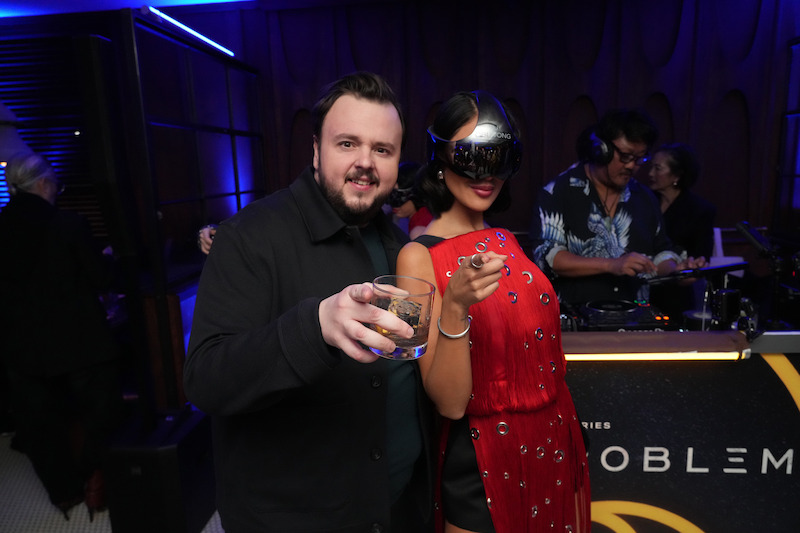 John Bradley and Eiza González attend the 3 Body Problem World Premiere at SXSW on March 08, 2024 in Austin, Texas. (Photo by Jeff Kravitz/Getty Images for Netflix)