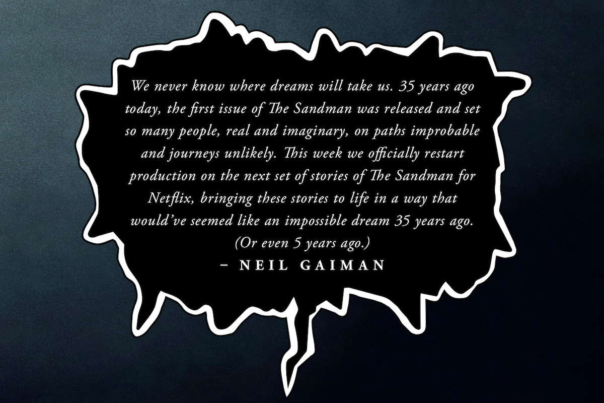 Neil Gaiman Letter to Fans