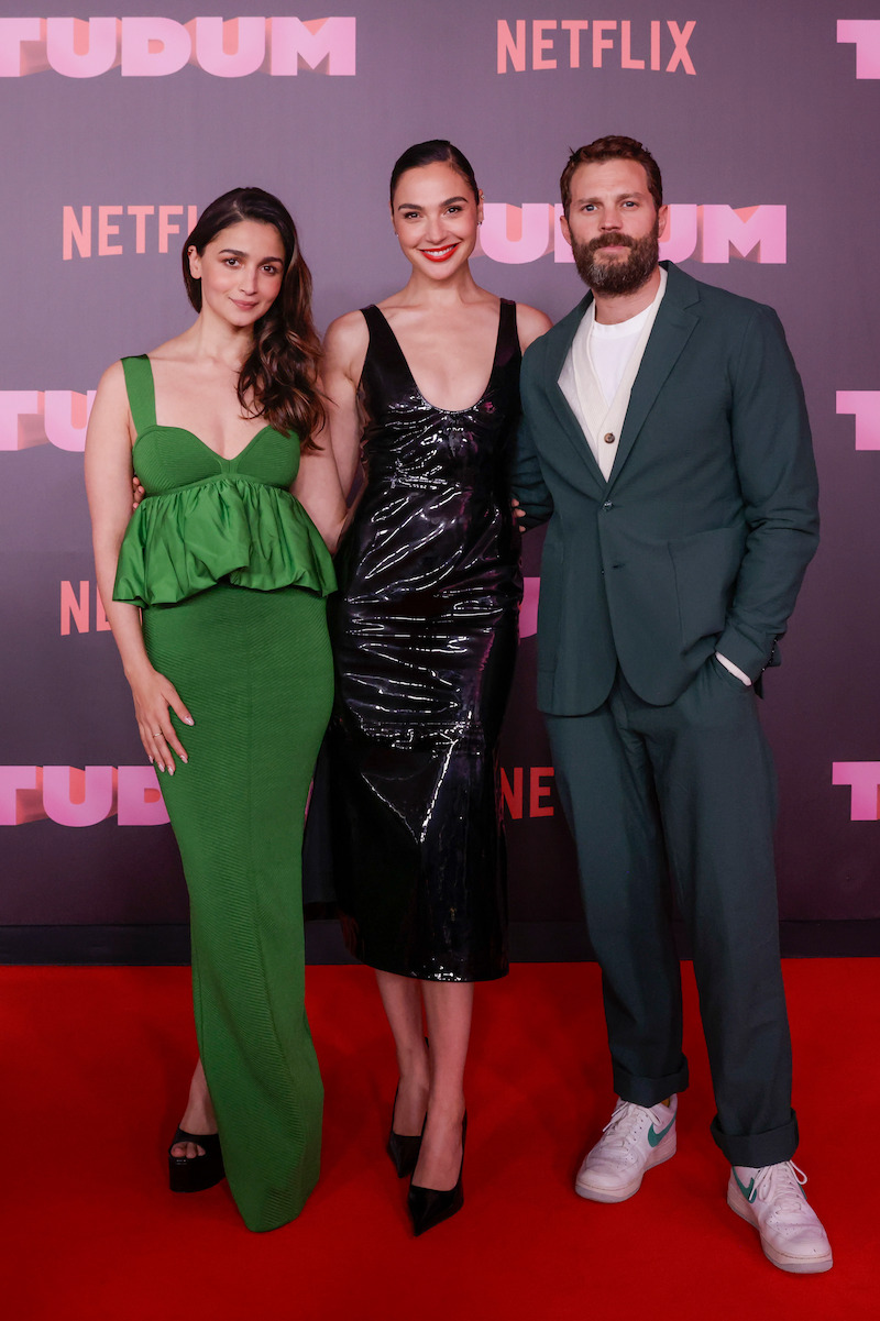 Alia Bhatt, Gal Gadot, Jamie Dornan