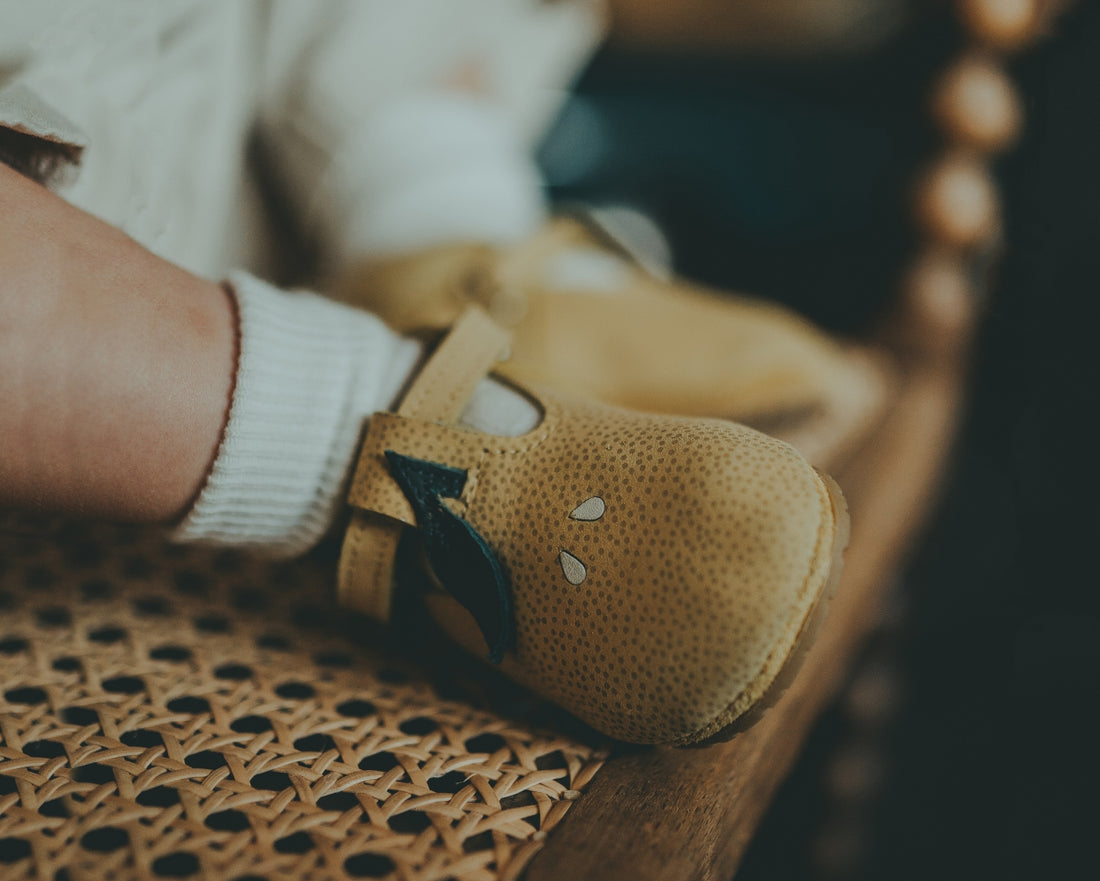 Nanoe Shoes | Lemon | Canary Dotted Nubuck