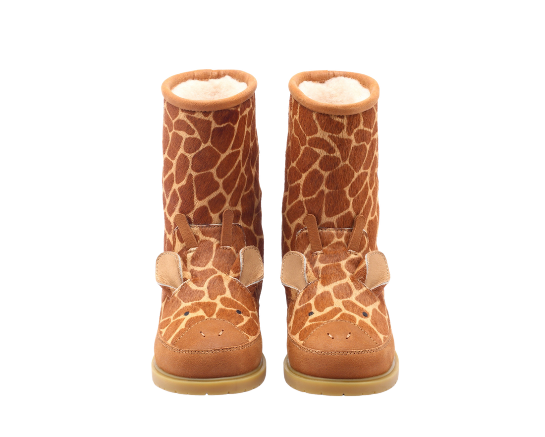 Wadudu Exclusive | Giraffe | Khaki Spotted Cow Hair