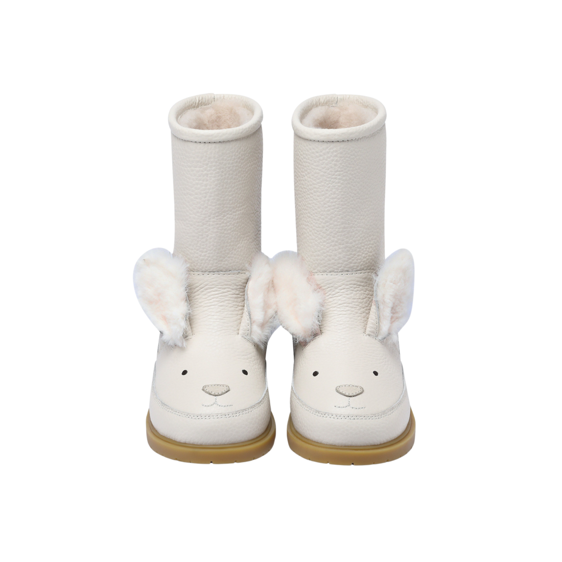 Wadudu Exclusive Boots | Rabbit | Off White Leather