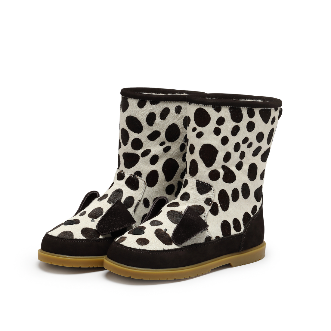 Wadudu Exclusive Boots | Dalmatian | Spotted Cow Hair