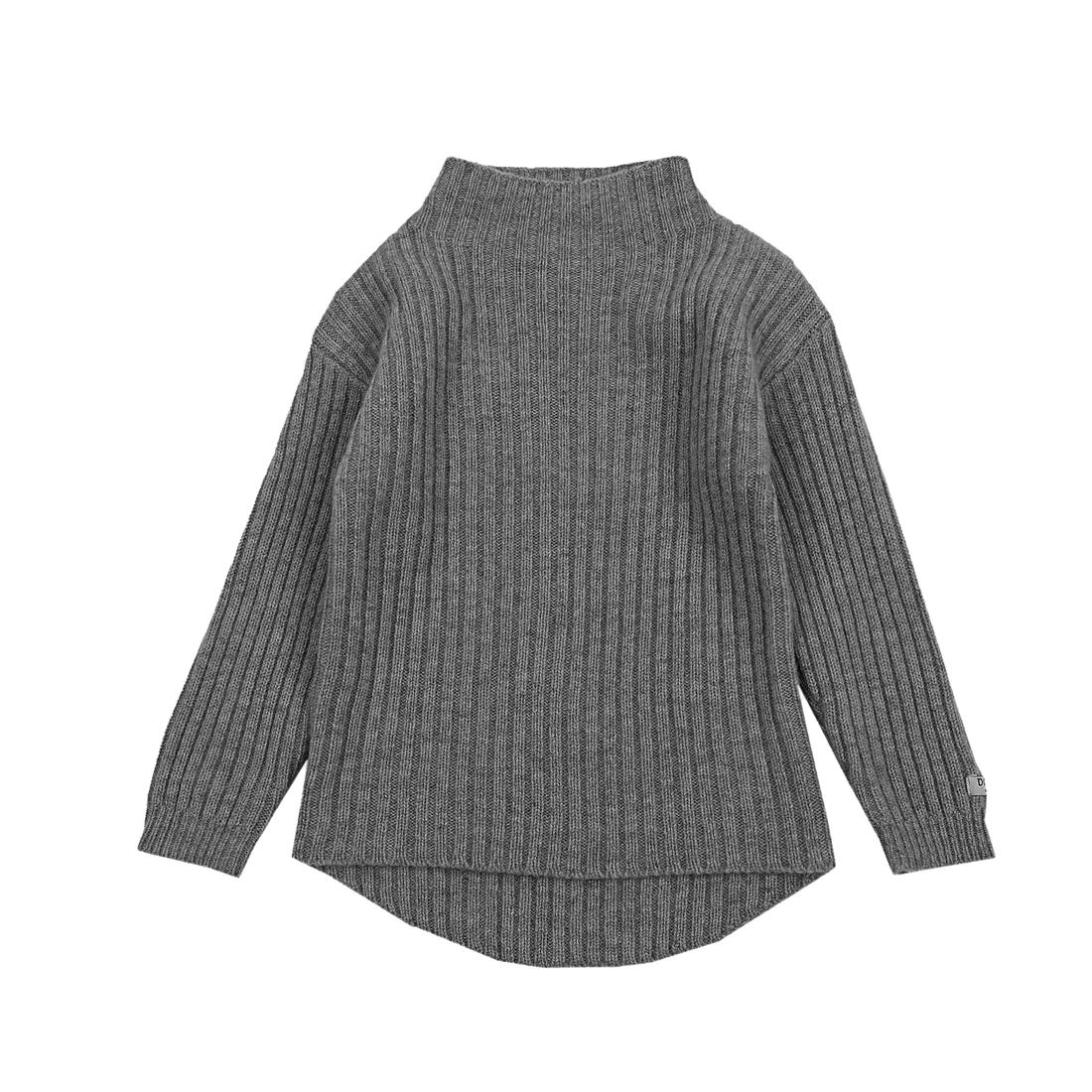 Dai Merino Wool Sweater | Grey Melange