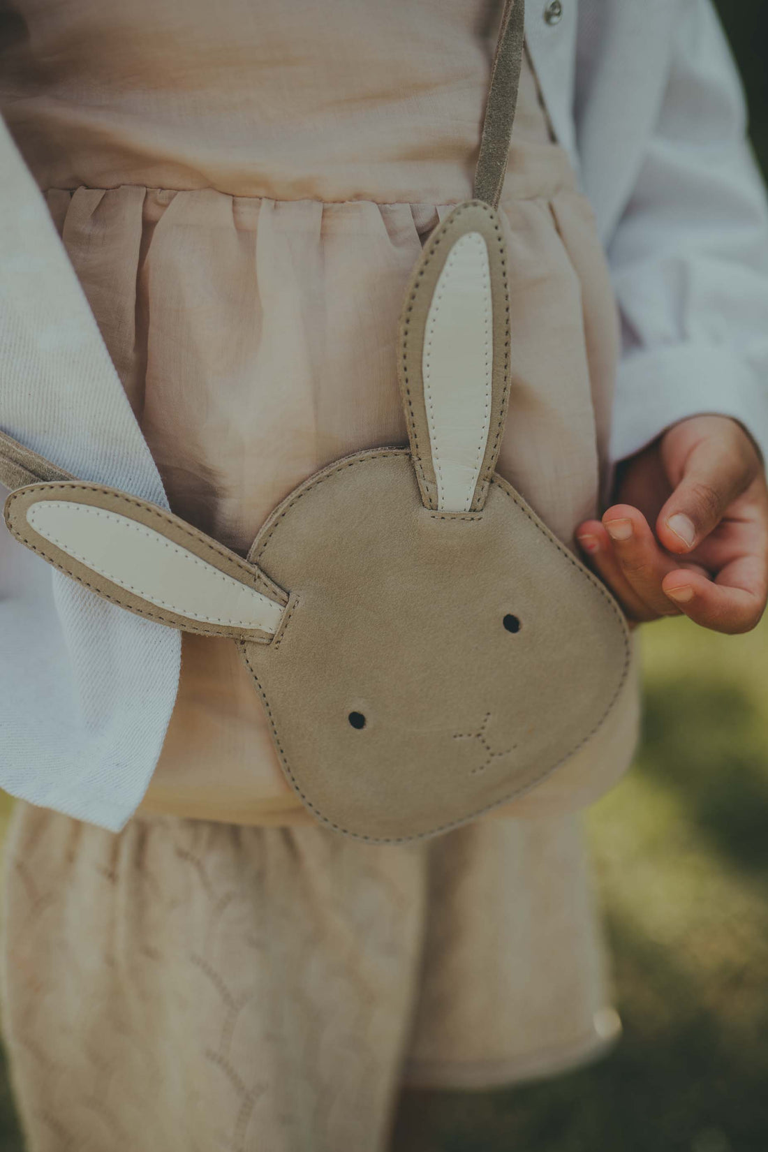 Britta Classic Purse | Bunny | Taupe Nubuck