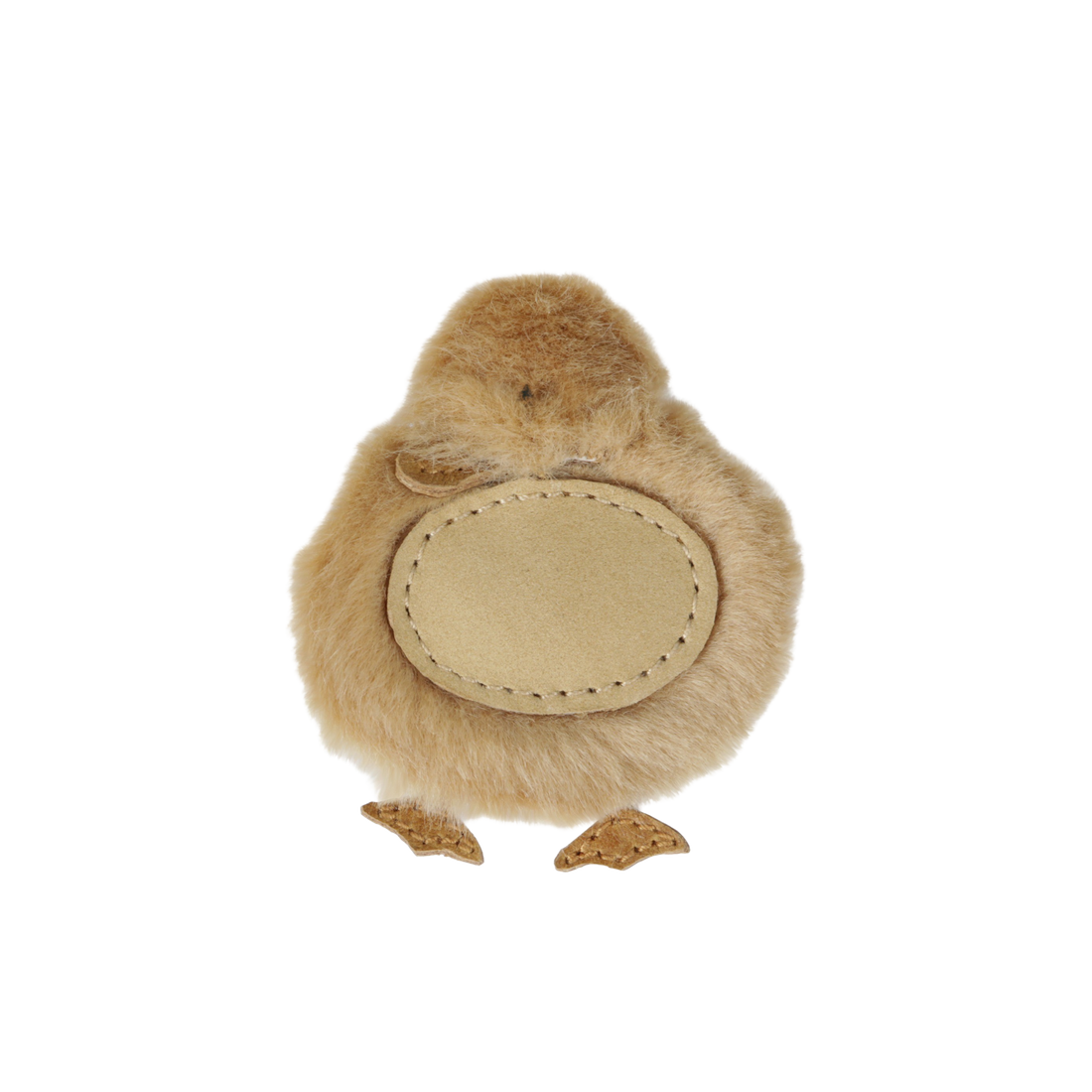 Lipu Clip | Duckling | Camel Soft Faux Fur