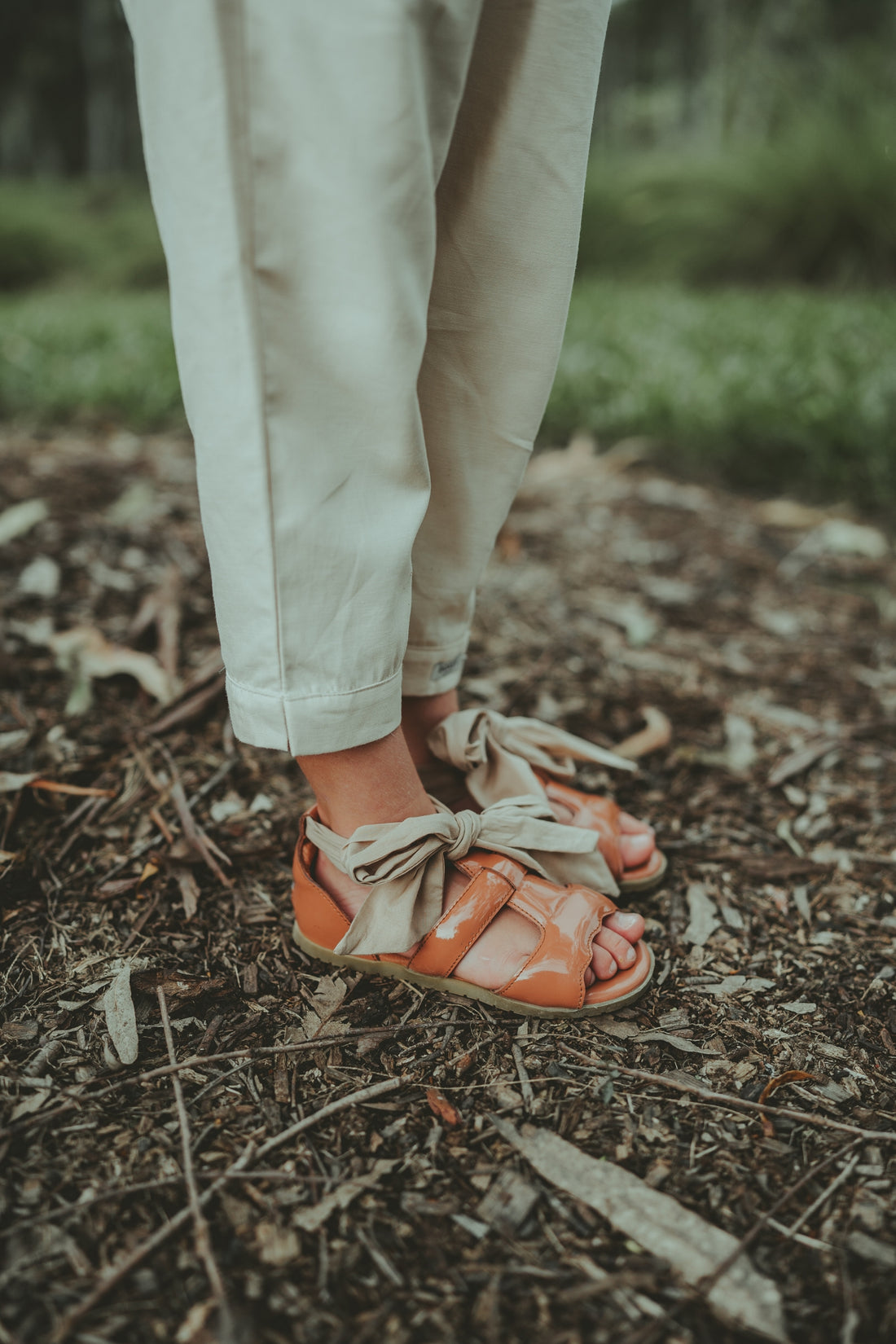 Sandy | Walnut Patent Leather