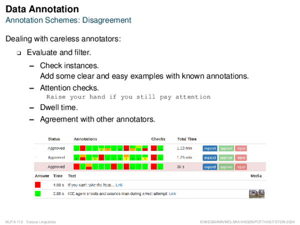 Data Annotation Annotation Schemes: Disagreement