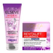 935128893---Kit-LOreal-Paris-Elseve-Creme-de-Tratamento-Noturno-Hidra-Hialuronico-200g--Creme-Facial-Anti-idade-Revitalift-Hialuronico-Noturno-49g