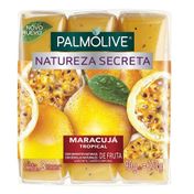 Sabonete Palmolive Natureza Secreta Maracujá Tropical 90g 3 Unidades