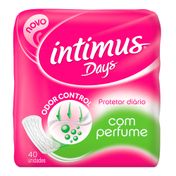 Absorvente Intimus Days Odor Control com Perfume 40 Unidades