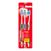 Escova Dental Colgate Classic Clean 3 Unidades