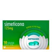 Simeticona 125mg Genérico União Química 10 Cápsulas