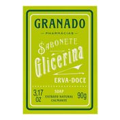 Sabonete Em Barra Granado Glicerina Erva-Doce 90g