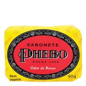 Sabonete Em Barra Phebo Odor De Rosas 90g