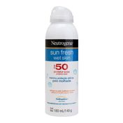 Protetor Solar Neutrogena Sun Fresh Wet Skin FPS 50 Aerosol 180ml