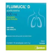 Fluimucil-D 600mg Zambon 16 Envelopes