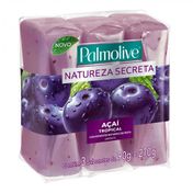 Sabonete Palmolive Natureza Secreta Açaí Tropical 90g 3 Unidades