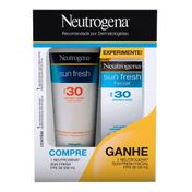 Kit Protetor Solar Neutrogena Sunfresh FPS 30 200ml + Facial FPS 30 50ml