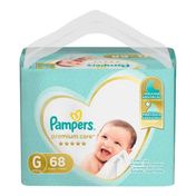 Fralda Pampers Premium Care G 68 unidades