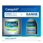 Kit Cetaphil Creme Hidratante Corporal 453g Grátis Loção de Limpeza Facial 120ml