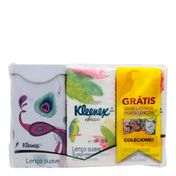 Lenço de Papel Kleenex Bolso 6 Unidades Grátis Latinha Porta Lenços