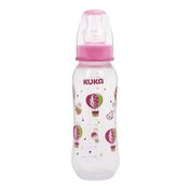 Mamadeira Kuka Natural Color com Bico Ortodôntico Rosa 1557 250ml