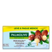 Kit Sabonete em Barra Palmolive Naturals Hidratação Intensiva 85g 6 Unidades