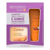 Kit Dermotivin Control Sabonete em Barra 90g + Sabonete Líquido 70ml