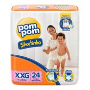 Fralda Pom Pom Shortinho XXG 24 Unidades