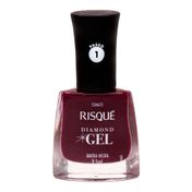 Esmalte Risqué Diamond Gel Amora Negra 9,5ml