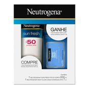 Kit Neutrogena Sunfresh FPS50 200ml Grátis Wipes Johnson's