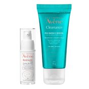 Kit-Avene-Creme-Retrinal-Eyes-15ml--Gel-de-Limpeza-Facial-Cleanance-60ml