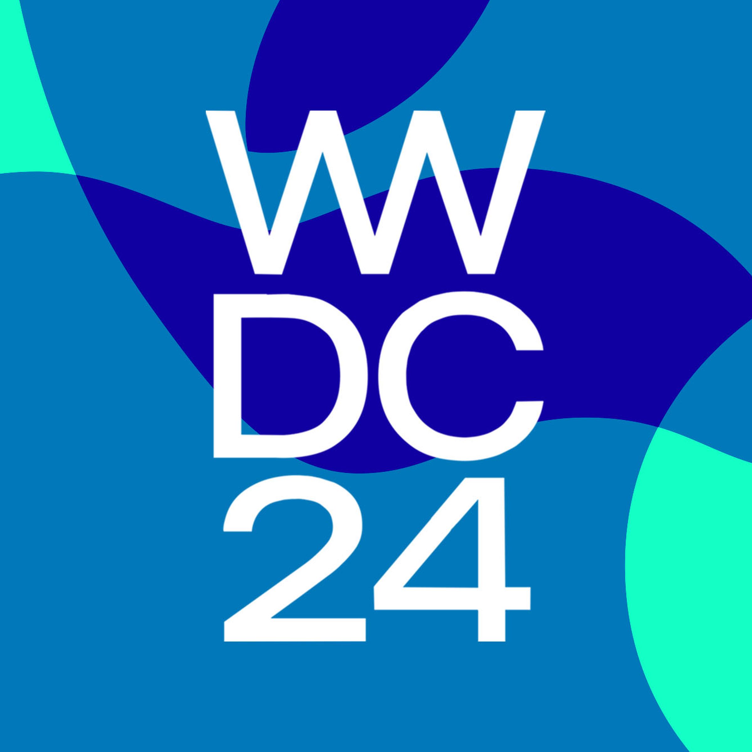 Illustration of the WWDC 2024 logo.