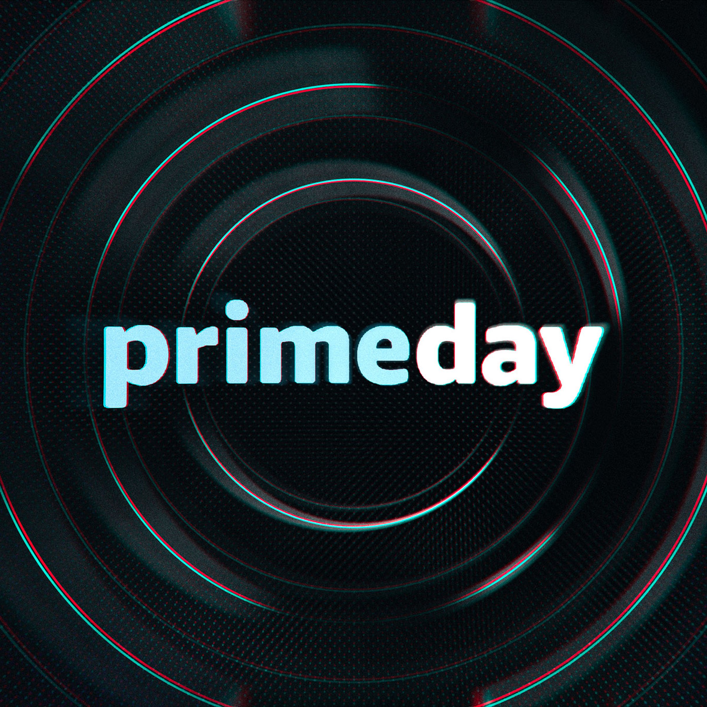 Amazon Prime Day logo on black background