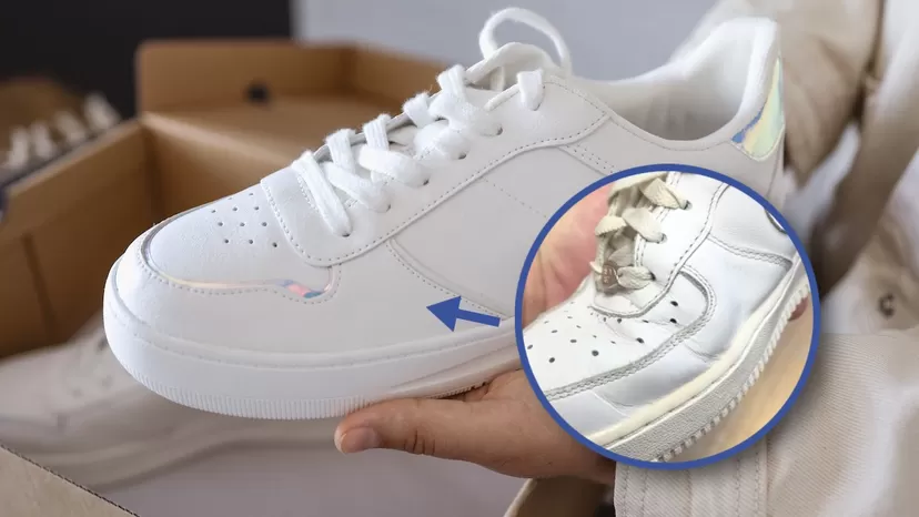 Truquito que s&iacute; funciona para eliminar las arrugas de tus zapatillas