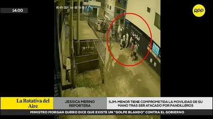 Un adolescente fue atacado a machetazos por pandilleros en San Juan de Miraflores [VIDEO]