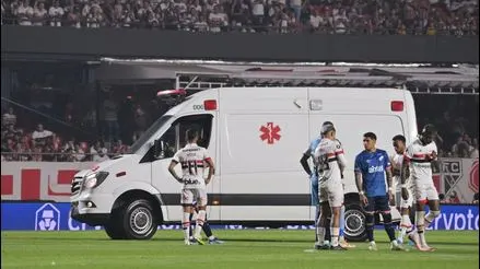 El uruguayo Juan Izquierdo permanece en cuidados intensivos tras desplomarse en partido de la Copa Libertadores