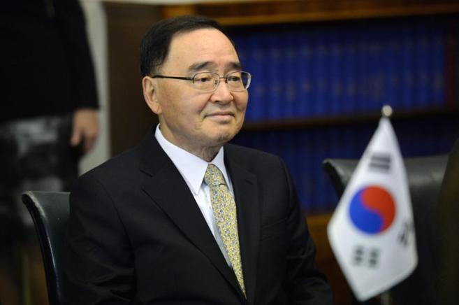 El primer ministro surcoreano Chung Hong-won.