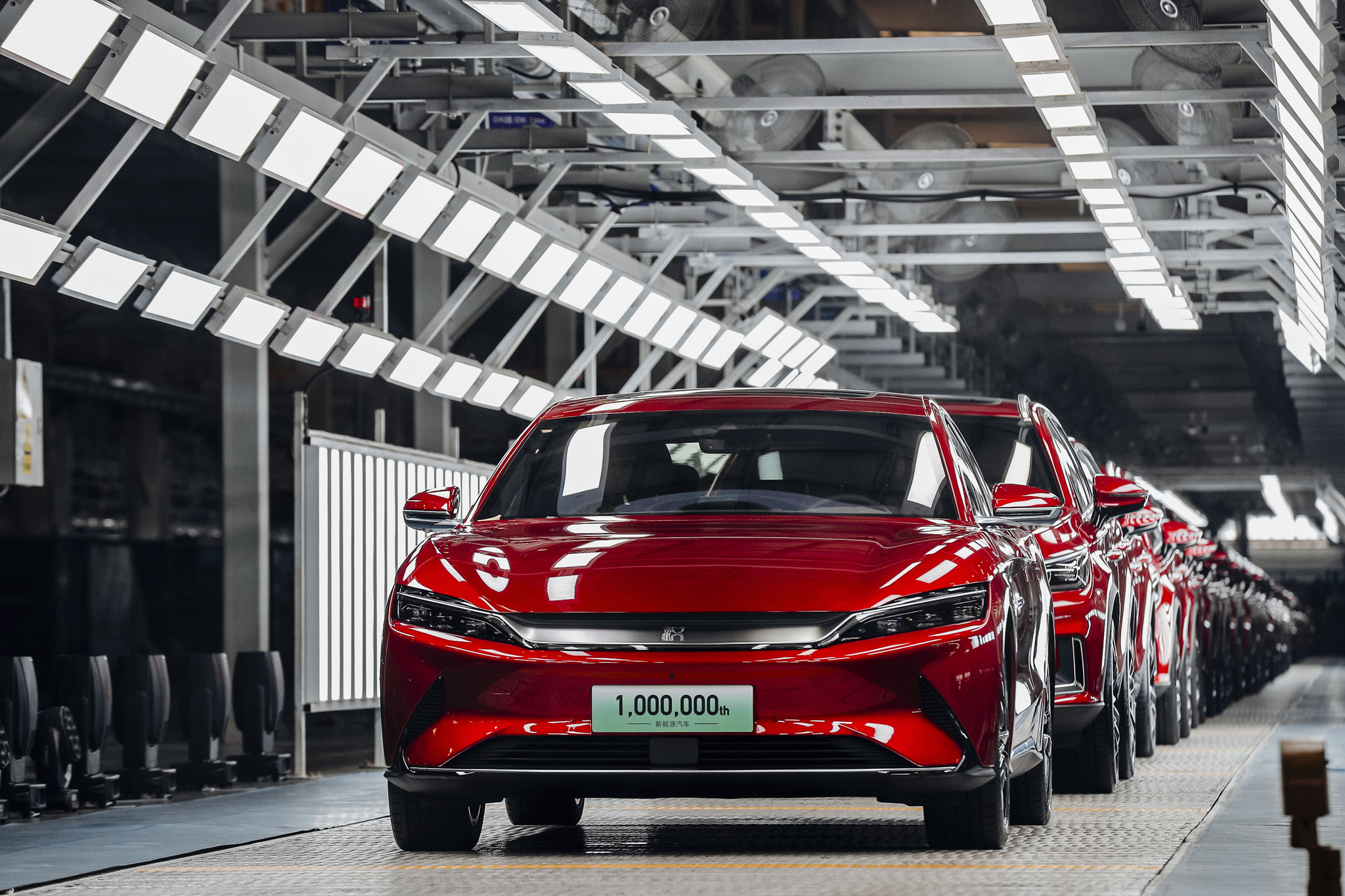 F�brica de coches el�ctricos de la marca china BYD.